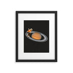 Saturn Skating - Skateboard Framed Art Print Gallery Image 6