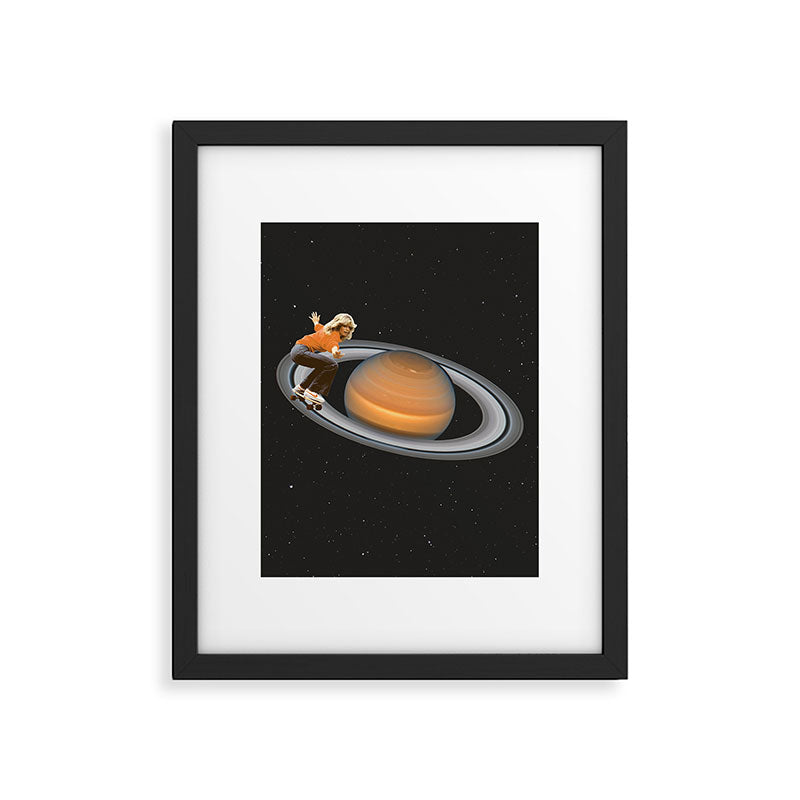 Saturn Skating - Skateboard Framed Art Print Gallery Image 6