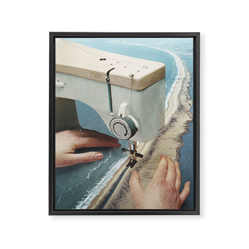 Seamstress Causeway II - Sewing Machine Framed Canvas Print Gallery Image 6