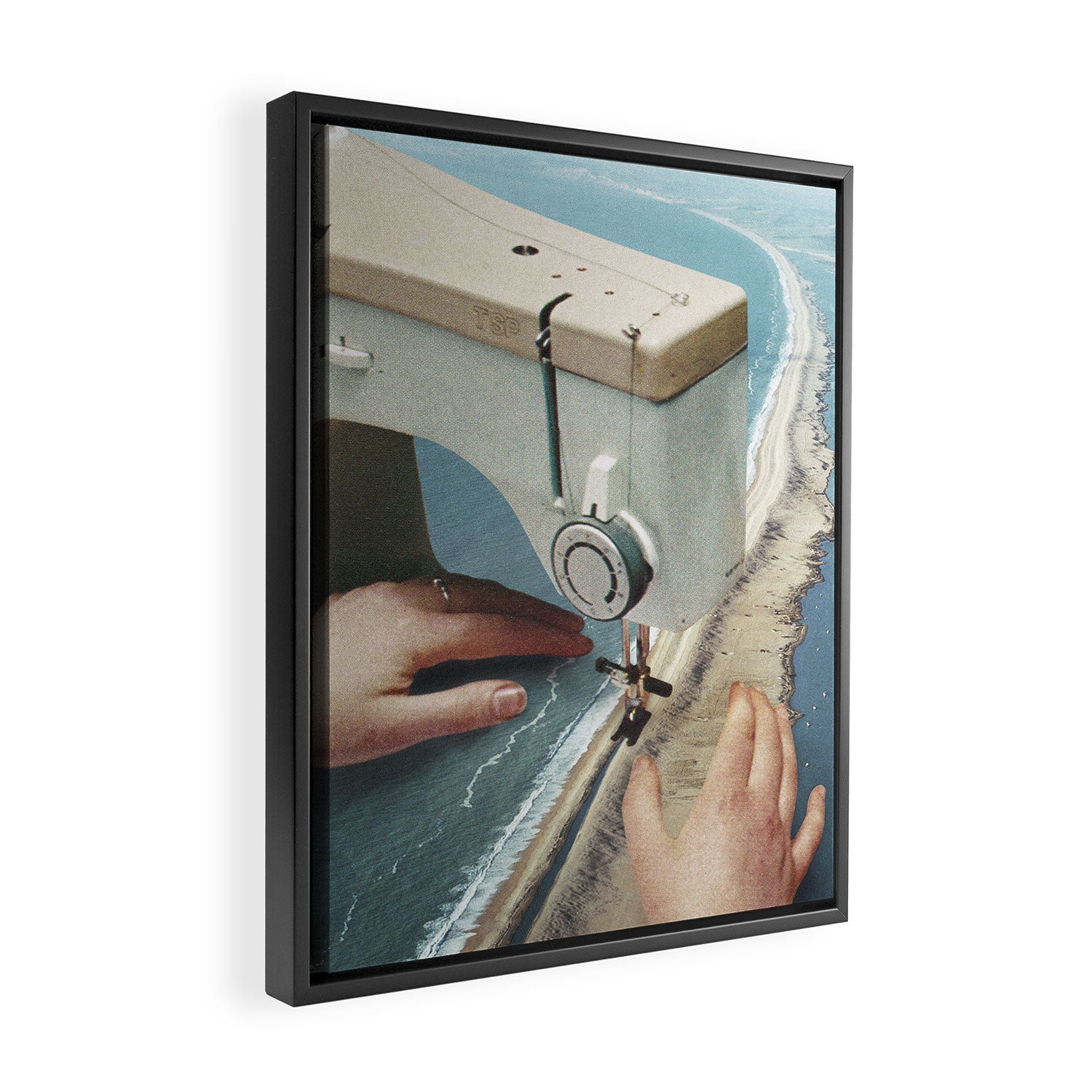 Seamstress Causeway II - Sewing Machine Framed Canvas Print Gallery Image 2