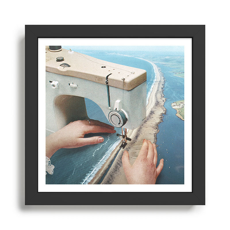 Seamstress Causeway - Sewing Machine Framed Art Print Gallery Image 1