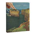 Serving up cake by the seaside - Cake slice Canvas Print Gallery Image 8