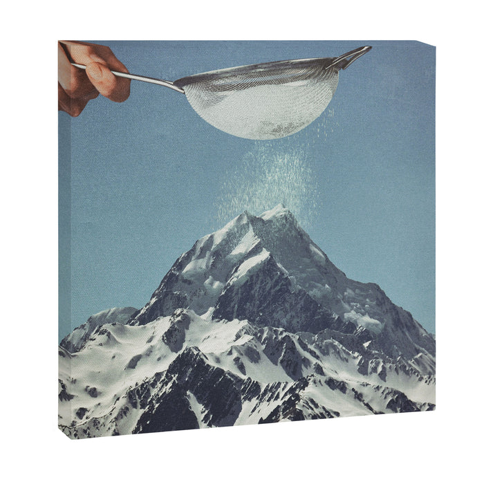 Sifted Summit II - Snow Sugar on Mountain Peak Canvas Print Gallery Image 1