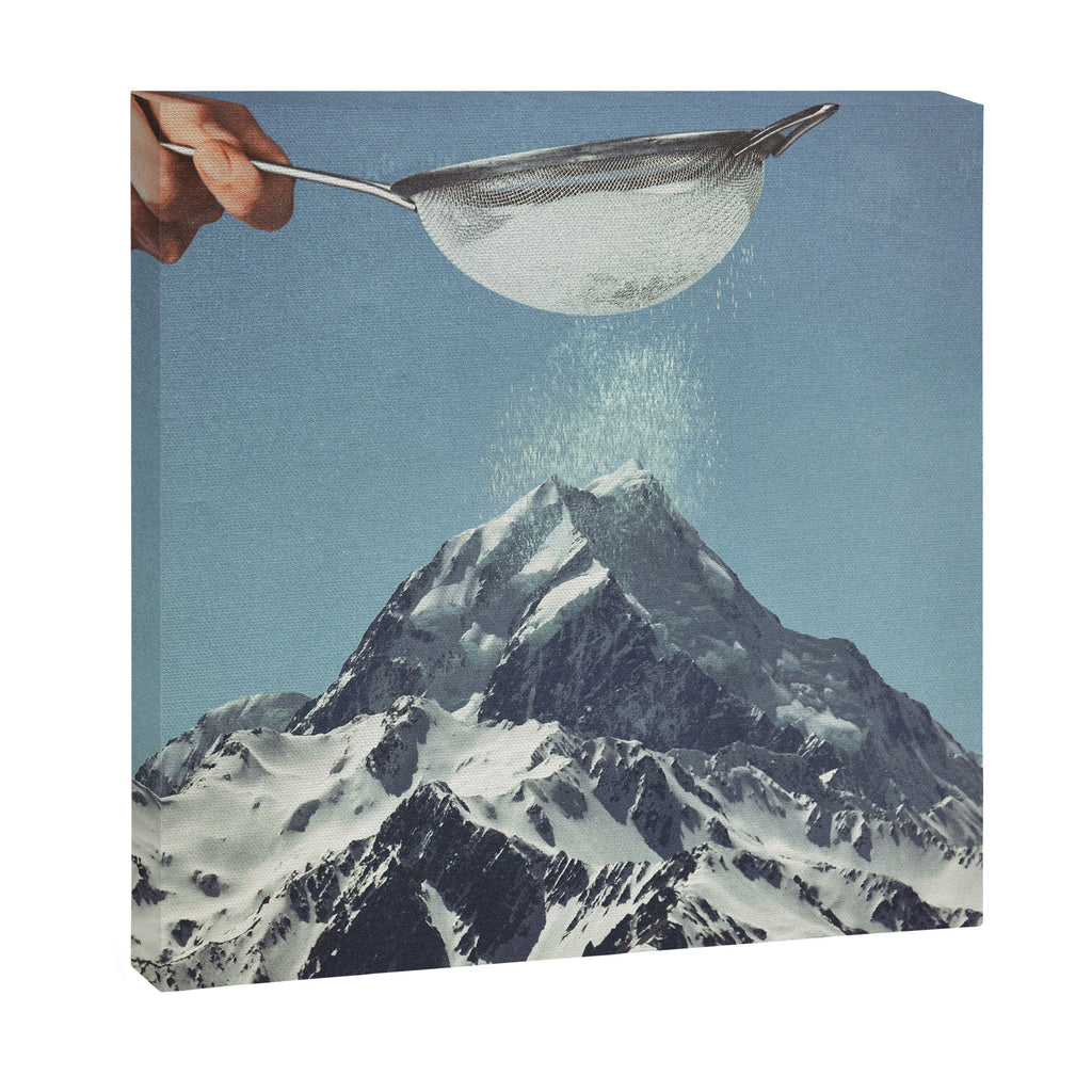 Sifted Summit II - Snow Sugar on Mountain Peak Canvas Print Gallery Image 3