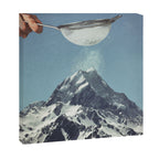 Sifted Summit II - Snow Sugar on Mountain Peak Canvas Print Gallery Image 3