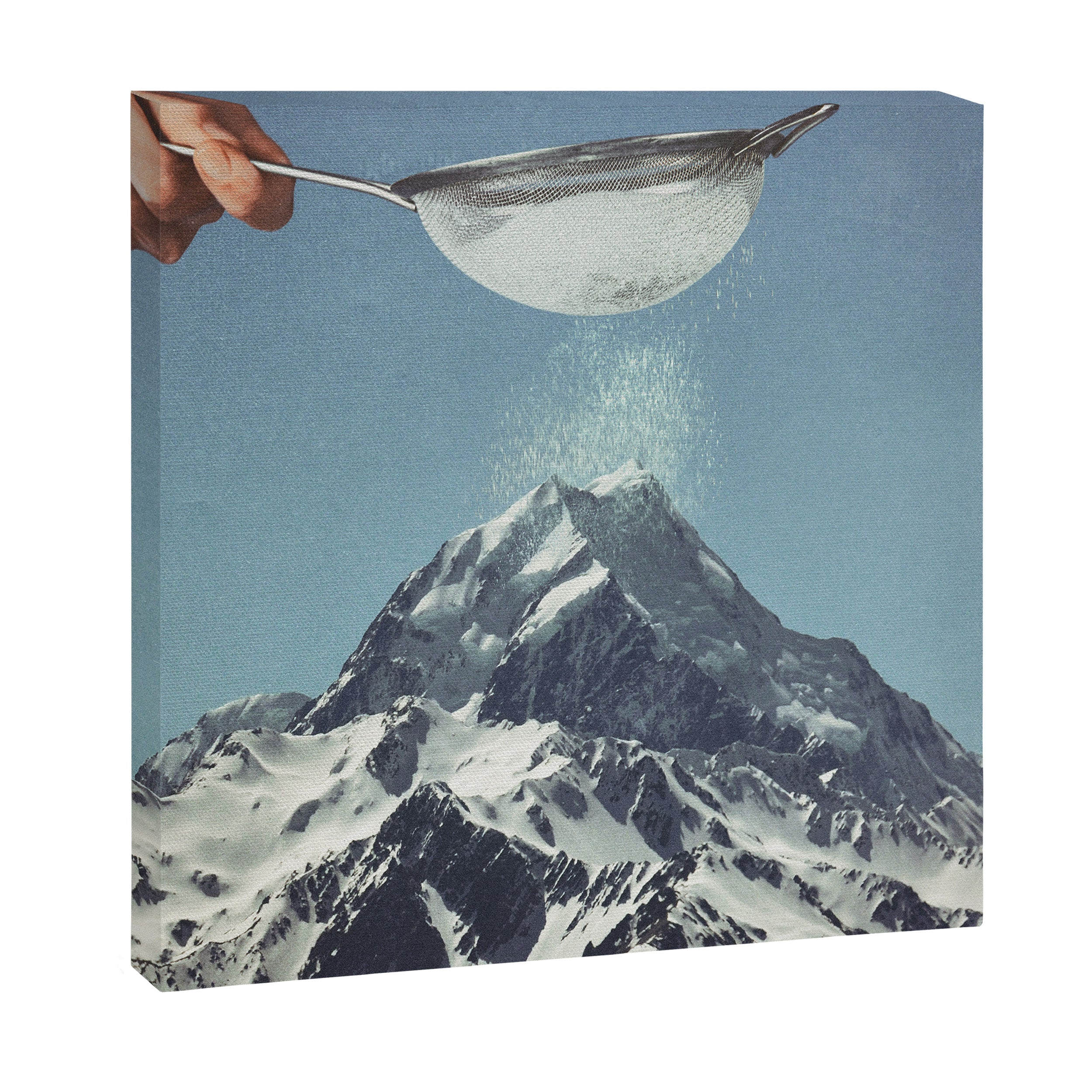 Sifted Summit II - Snow Sugar on Mountain Peak Canvas Print Gallery Image 3