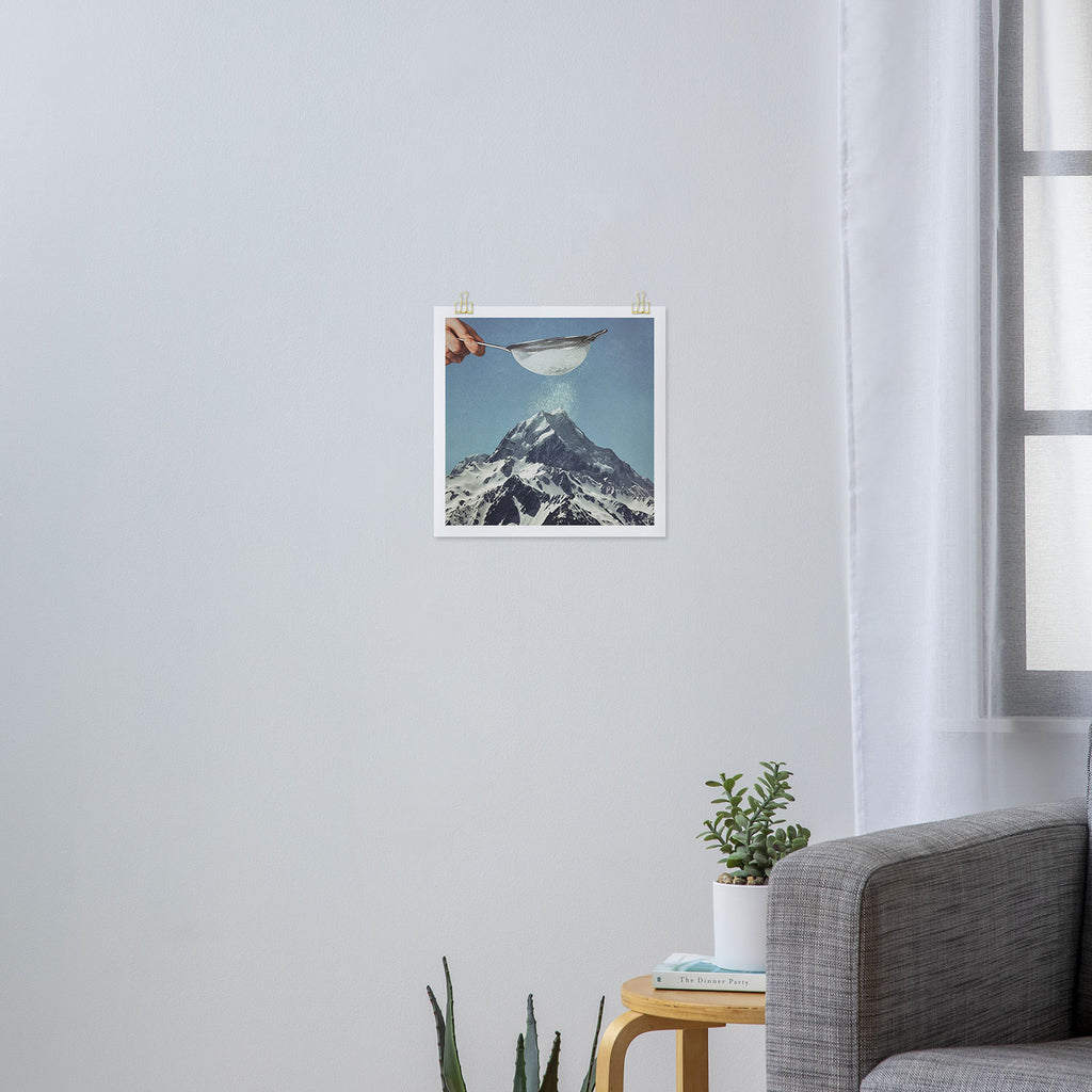 Sifted Summit II - Snow Sugar on Mountain Peak Art Print Gallery Image 3