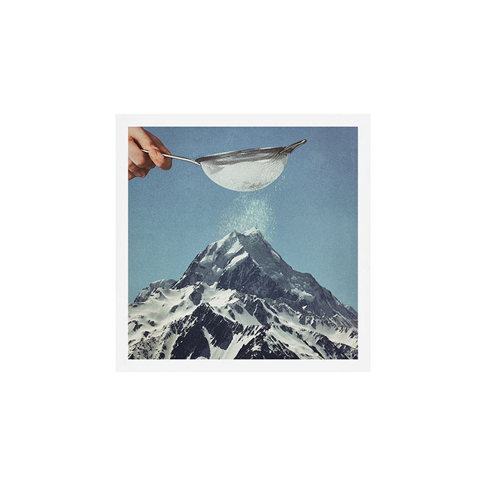 Sifted Summit II - Snow Sugar on Mountain Peak Art Print Gallery Image 1