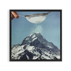 Sifted Summit II - Snow Sugar on Mountain Peak Framed Canvas Print Gallery Image 3