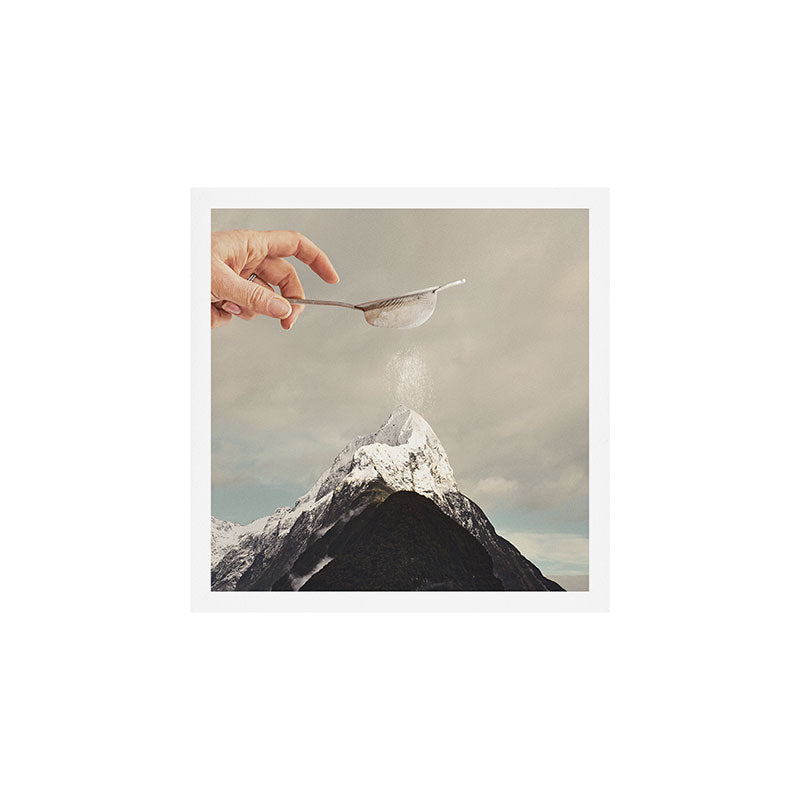 Sifted Summit - MP II Snow Sugar on Mountain Peak Art Print Gallery Image 1