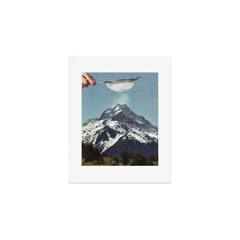 Sifted Summit - Snow Sugar on Mountain Peak Art Print