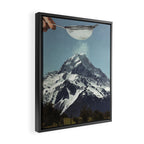 Sifted Summit - Snow Sugar on Mountain Peak Framed Canvas Print Gallery Image 2