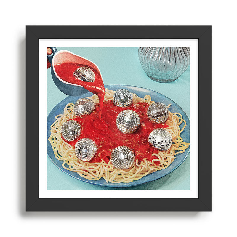Spaghetti Disco balls  Framed Art Print Gallery Image 1
