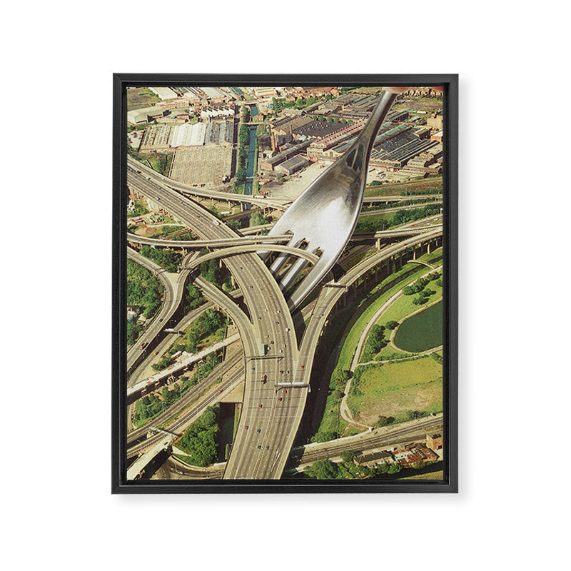 Spaghetti Junction II - Street Food Framed Canvas Print Gallery Image 6