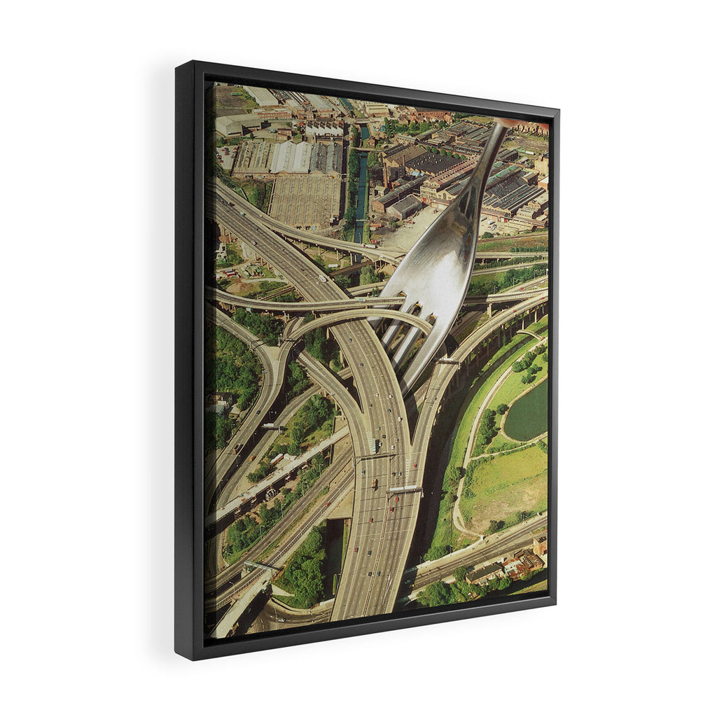Spaghetti Junction II - Street Food Framed Canvas Print Gallery Image 2