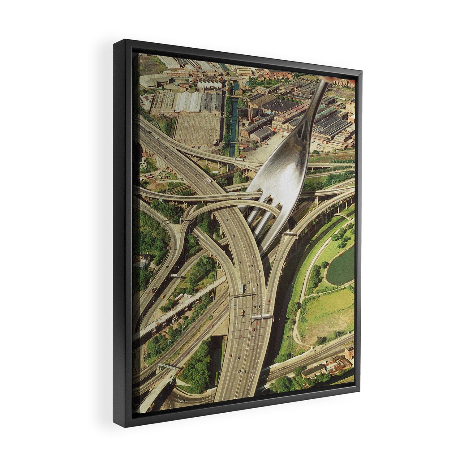 Spaghetti Junction II - Street Food Framed Canvas Print Gallery Image 2
