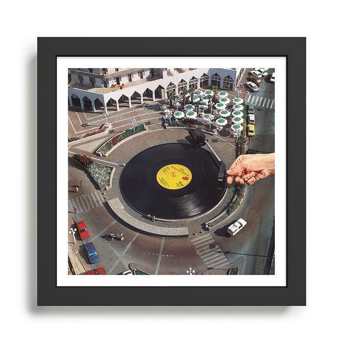 Start Me Up - Roundabout Vinyl Turntable Framed Art Print Gallery Image 1