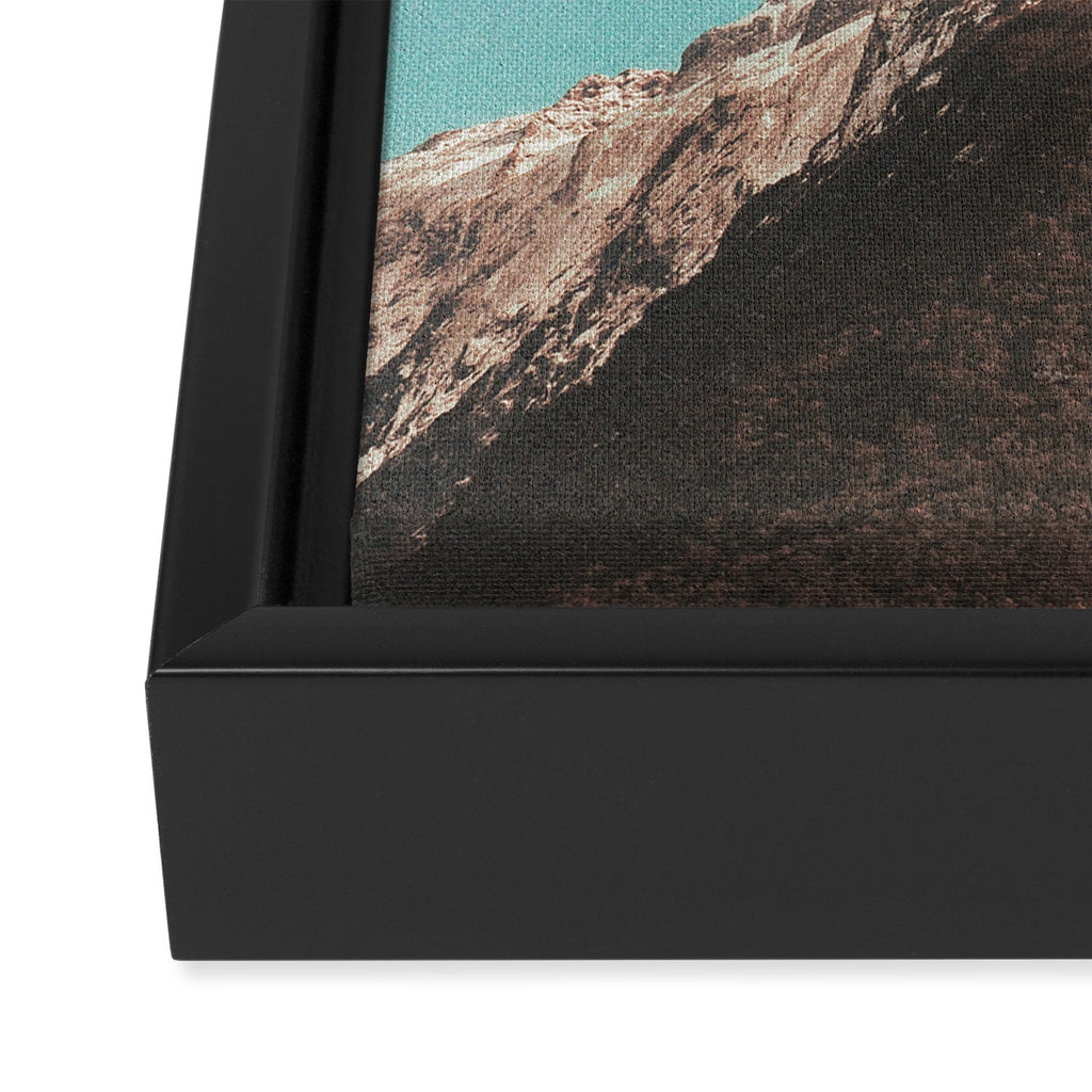 Sundae Summit - Cherry Ice cream Mountain Peak  Framed Canvas Print Gallery Image 3