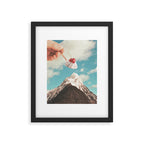 Sundae Summit - Cherry Ice cream Mountain Peak  Framed Art Print Gallery Image 6