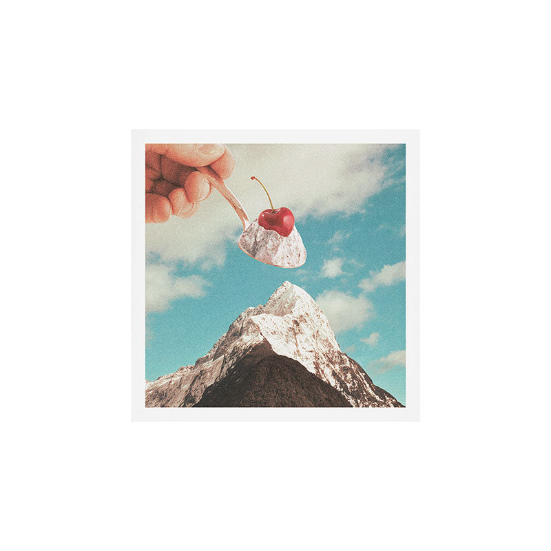 Sundae Summit II - Cherry Ice cream Mountain Peak Art Print Gallery Image 1