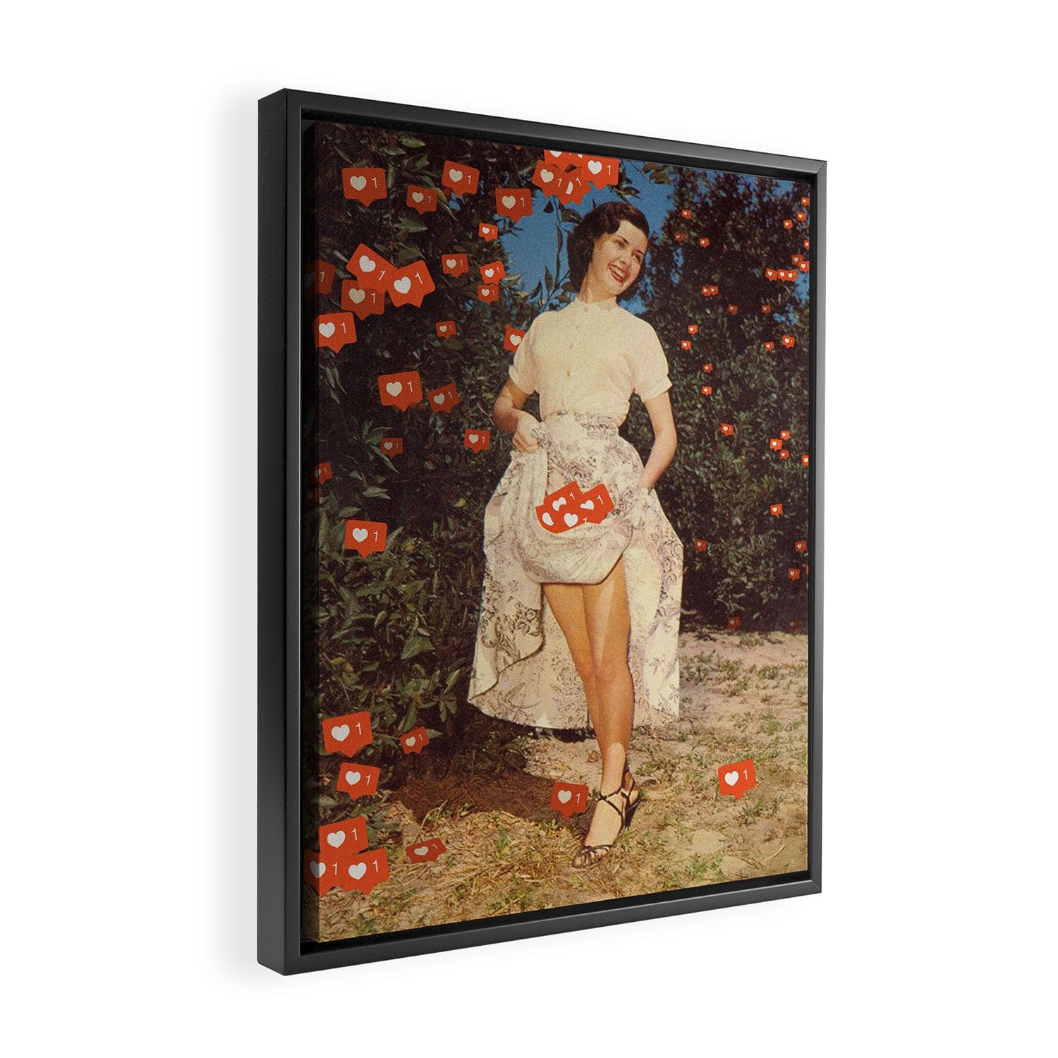 The Orchard Of Me - Social Media Insta likes Framed Canvas Print Gallery Image 2