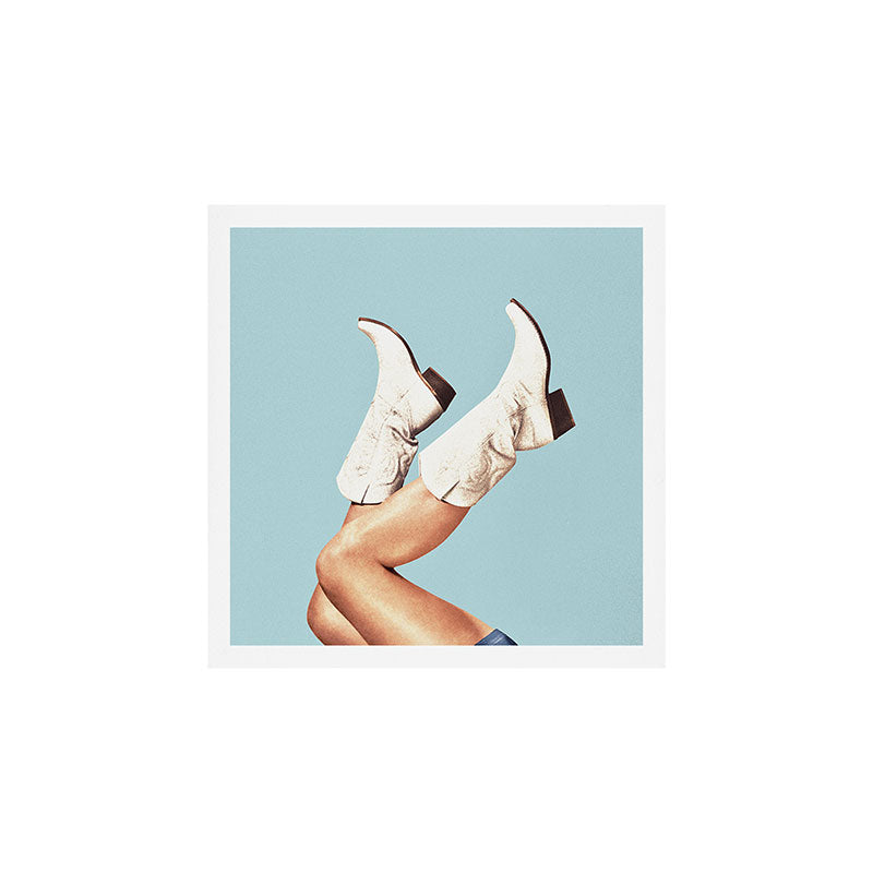 These Boots - Blue Art Print Gallery Image 1
