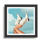 These Boots - Blue Sky Framed Art Print Gallery Image 1