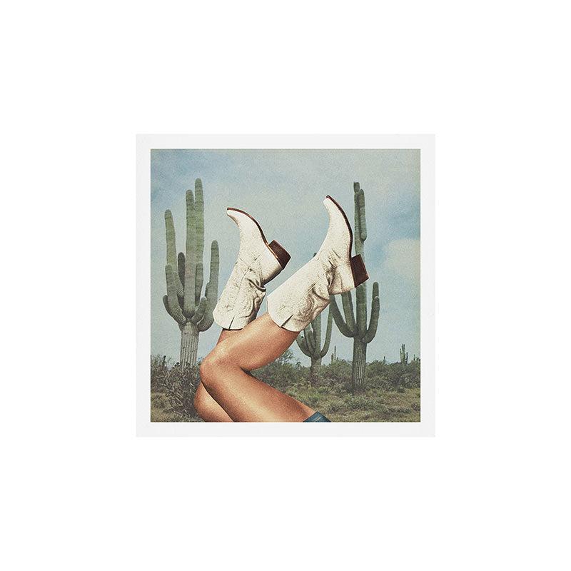 These Boots - Cactus & Yeehaw Art Print Gallery Image 1