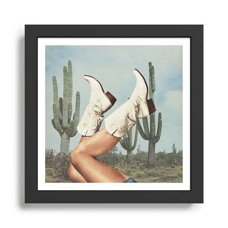 These Boots - Cactus & Yeehaw Framed Art Print Gallery Image 1