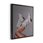 These Boots - Glitter After Hours Framed Canvas Print Gallery Image 2