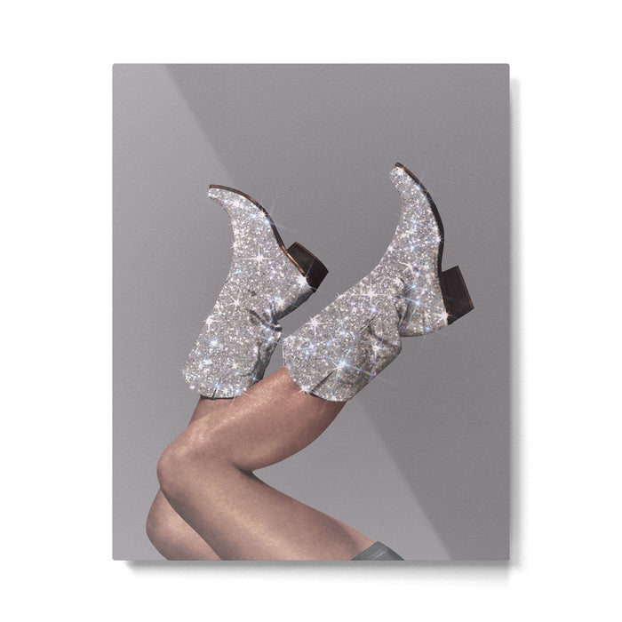 These Boots - Glitter After Hours Metal Print Gallery Image 1
