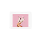 These Boots - Glitter Pink Landscape Art Print Gallery Image 1