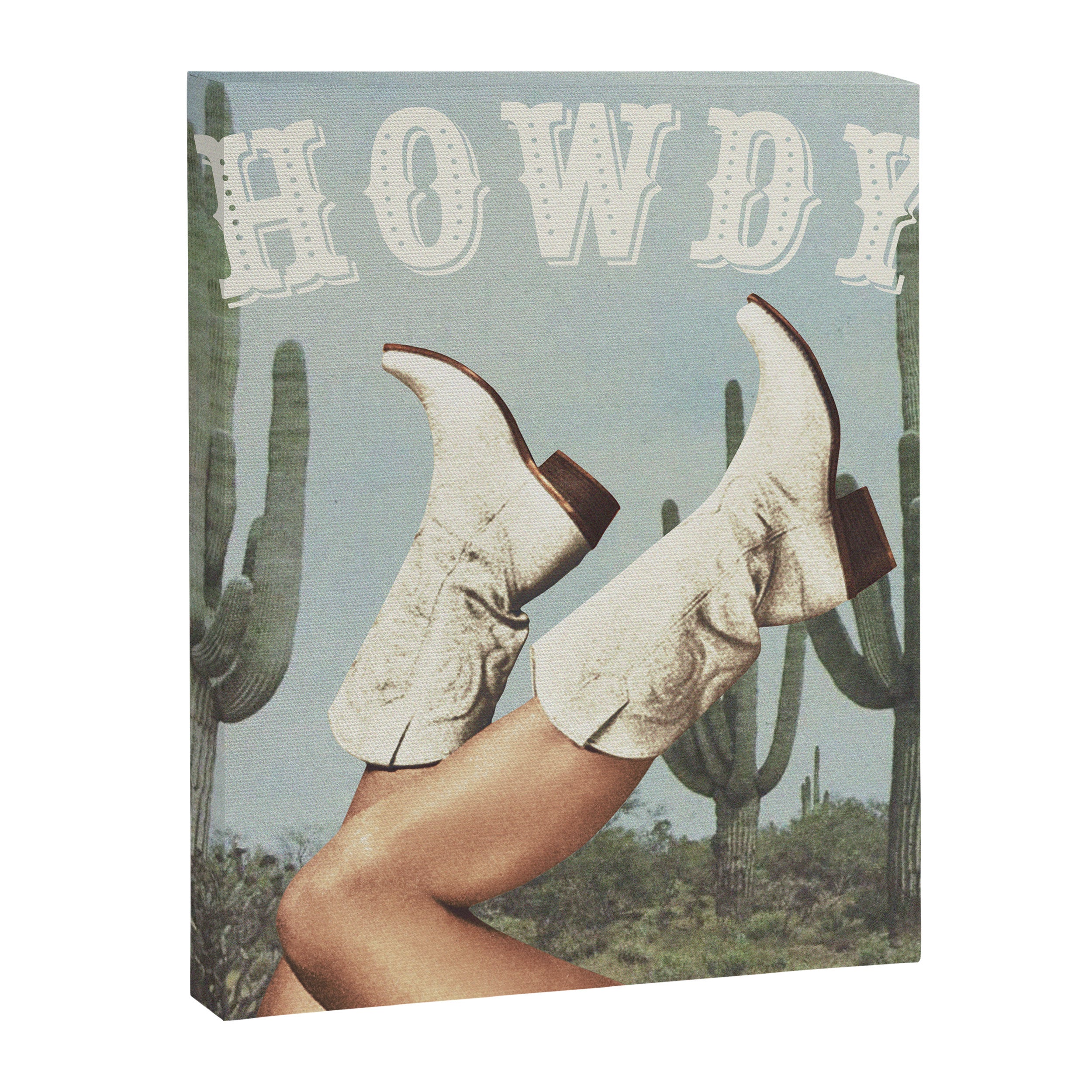 These Boots - Howdy Cactus Canvas Print Gallery Image 8