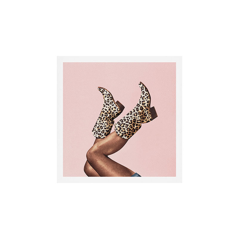 These Boots - Leopard Print II Art Print Gallery Image 1