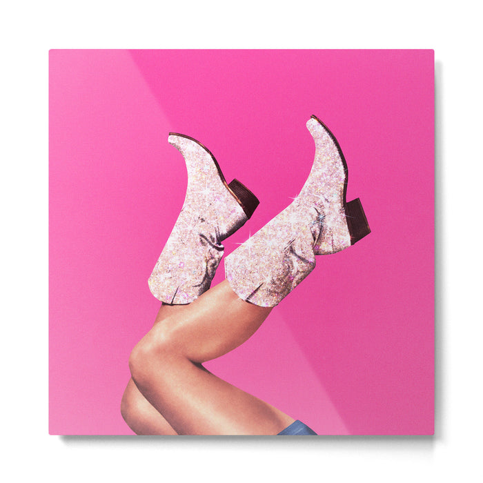 These Boots - Let's go party Metal Print Gallery Image 1
