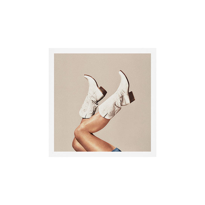 These Boots - Neutral Beige Art Print Gallery Image 1