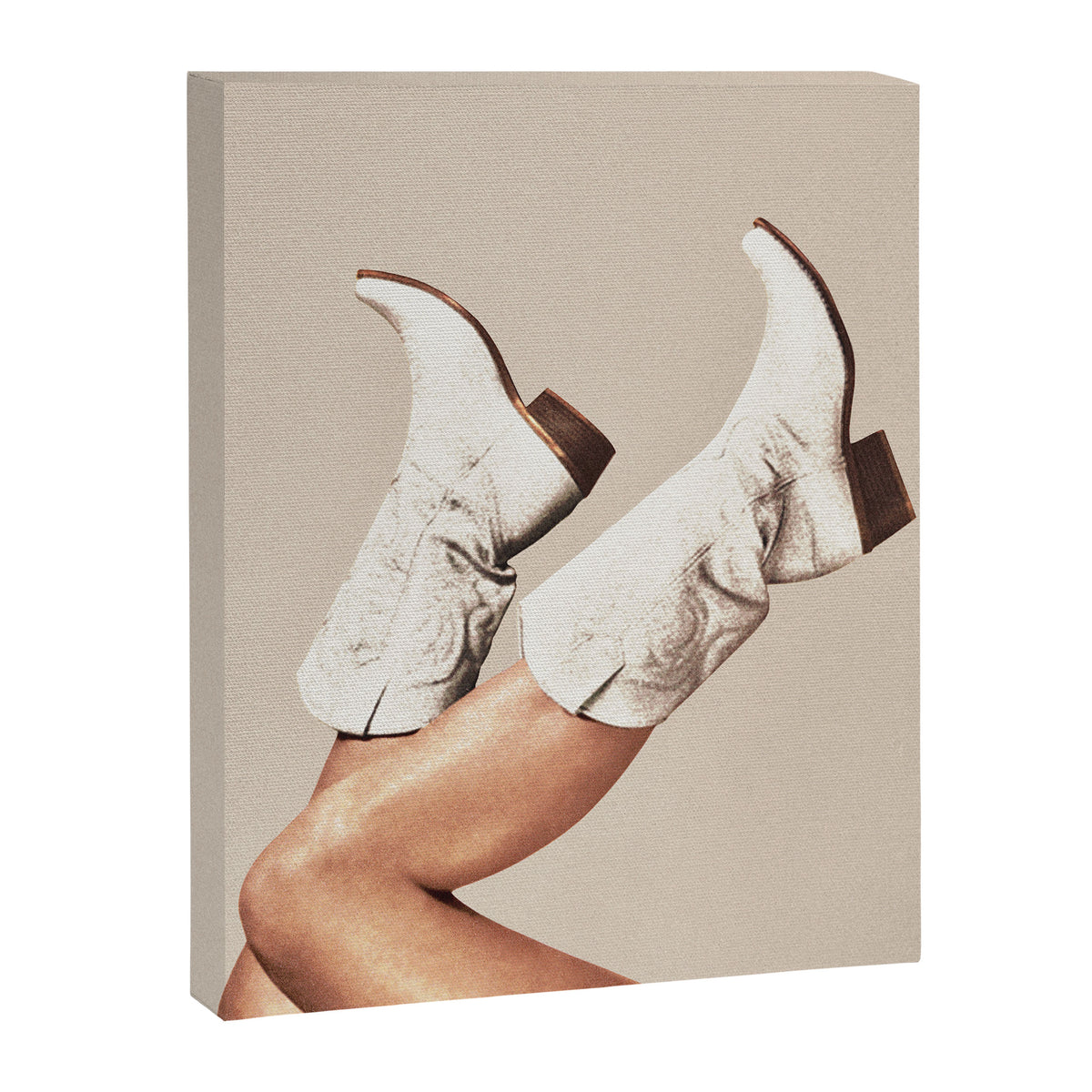 These Boots - Neutral II / Beige Canvas Print Gallery Image 8