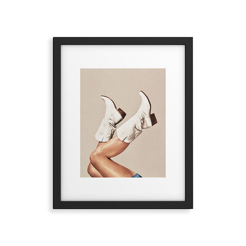 These Boots - Neutral II / Beige Framed Art Print Gallery Image 6
