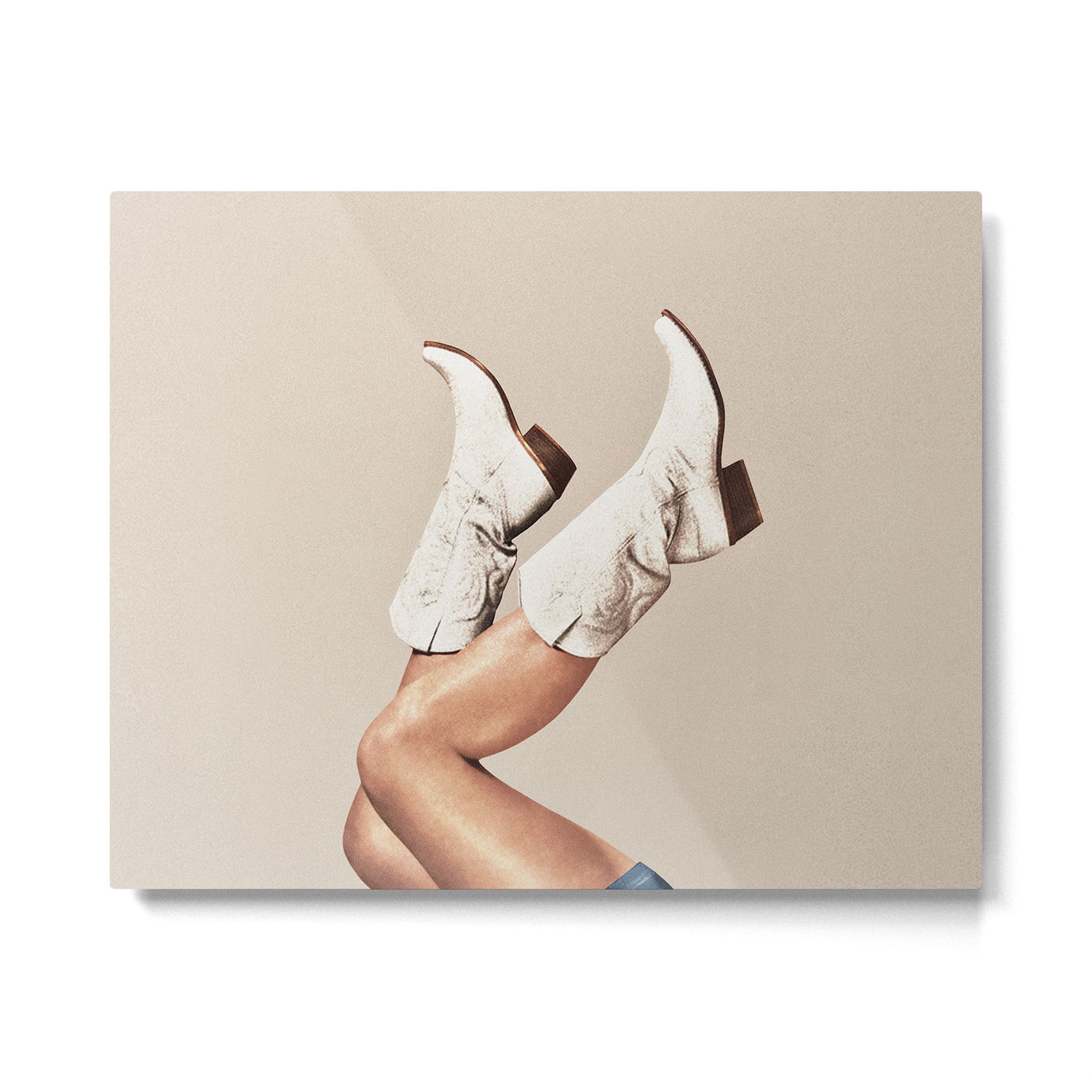 These Boots - Neutral L Metal Print Gallery Image 4