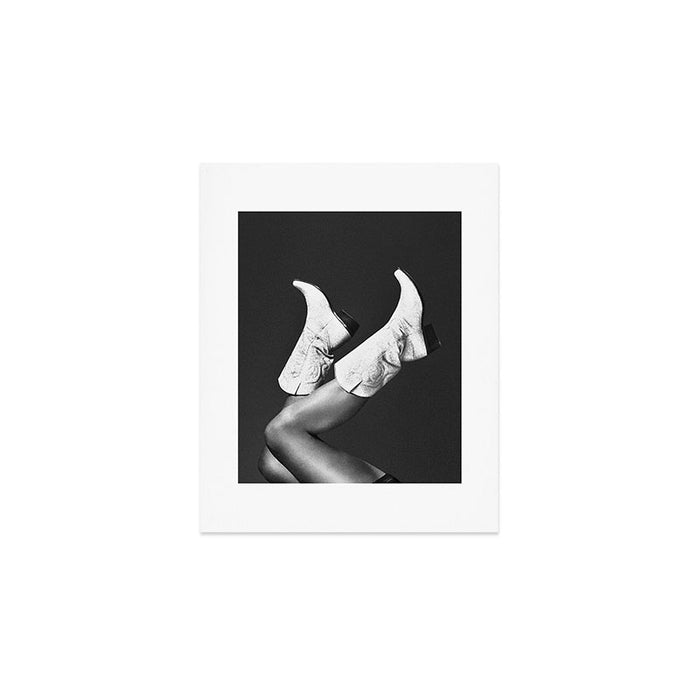 These Boots - Noir II / Black & White Art Print Gallery Image 1