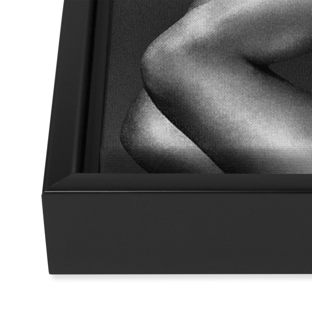 These Boots - Noir II / Black & White Framed Canvas Print Gallery Image 3
