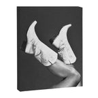 These Boots - Noir II F / Black & White Canvas Print Gallery Image 6