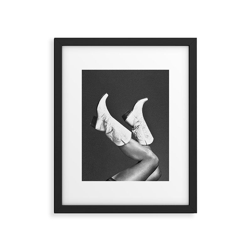 These Boots - Noir II F / Black & White Framed Art Print Gallery Image 5