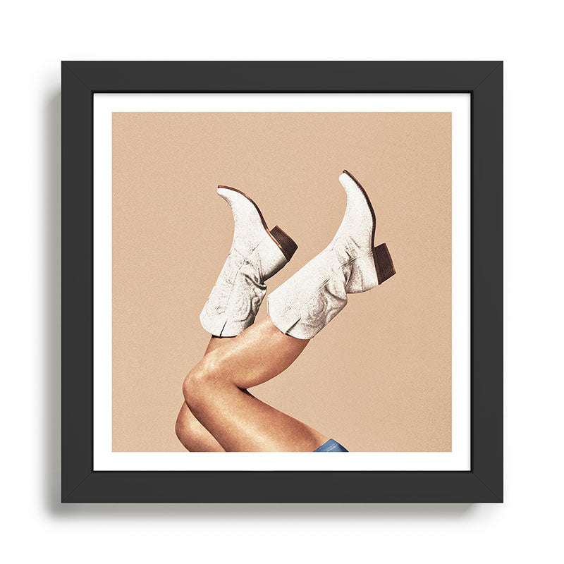These Boots - Nude Boho Framed Art Print Gallery Image 1