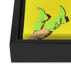 These Boots - Pop Art 1 Framed Canvas Print Gallery Image 3
