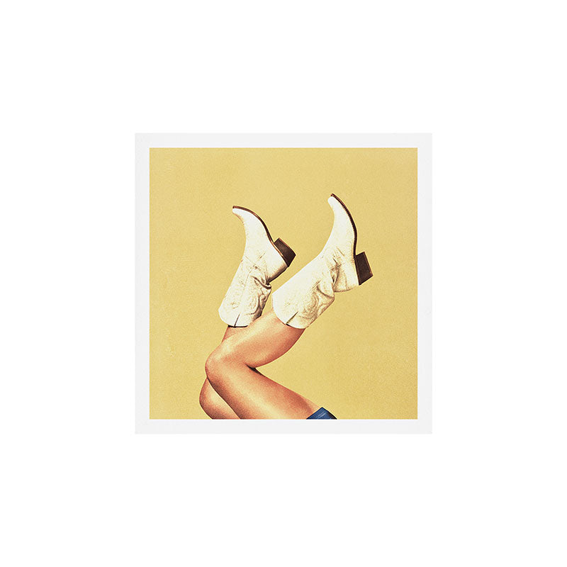 These Boots - Yellow Art Print Gallery Image 1