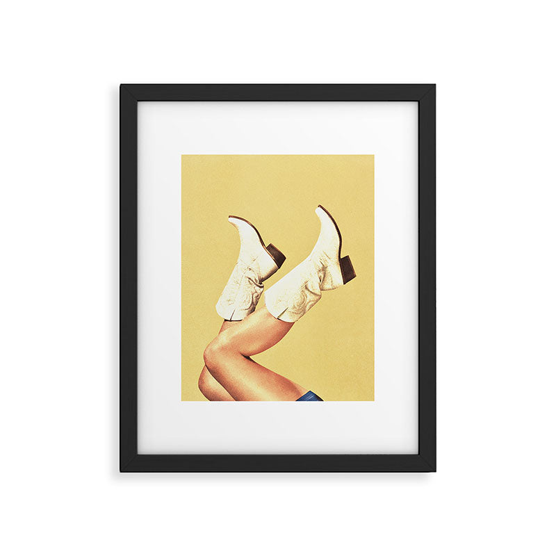 These Boots - Yellow II Framed Art Print Gallery Image 4