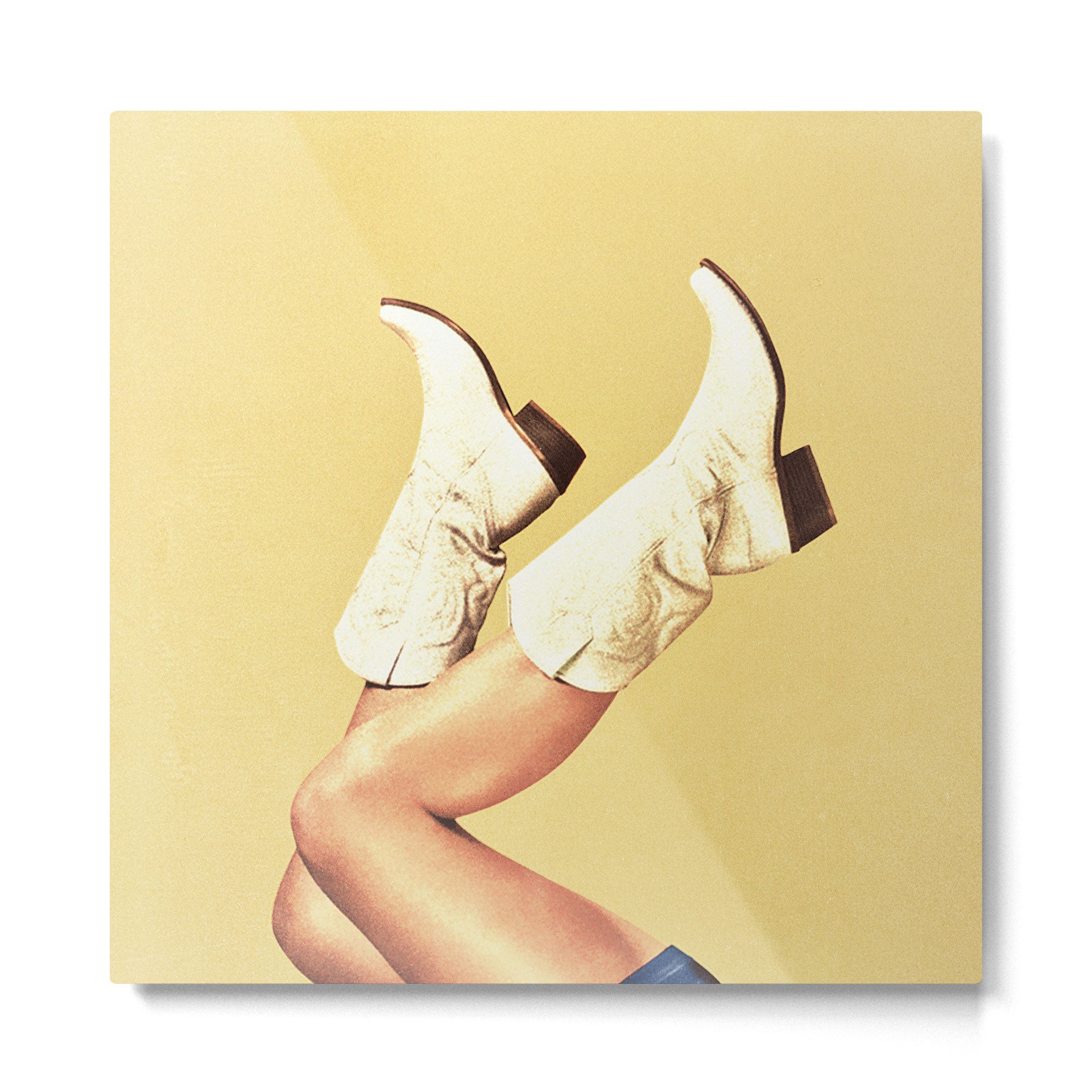 These Boots - Yellow Metal Print Gallery Image 2