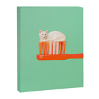 Toothpaste Cat Canvas Print Gallery Image 6