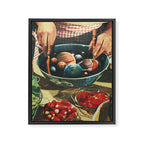 Universal Salad Toss II Framed Canvas Print Gallery Image 6